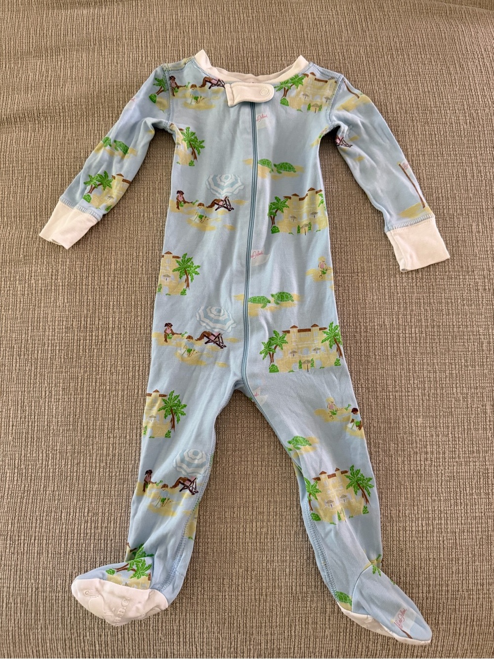 The Beaufort Bonnet Company - Knox’s Night Night Pajamas (Sea Island Print)